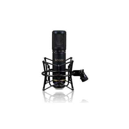icon condenser microphones icon apollo large-diaphragm condenser microphone with shock mount