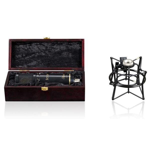 icon condenser microphones icon apollo large-diaphragm condenser microphone with shock mount
