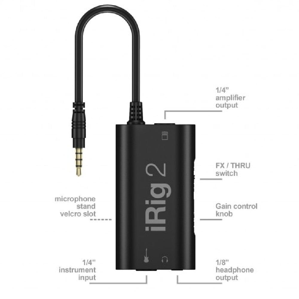 IK Multimedia Audio Interfaces IK Multimedia iRig 2 Audio Interface