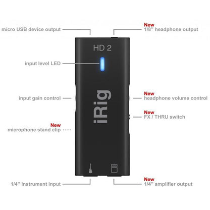 IK Multimedia Audio Interfaces IK Multimedia iRig HD2 Audio Interface