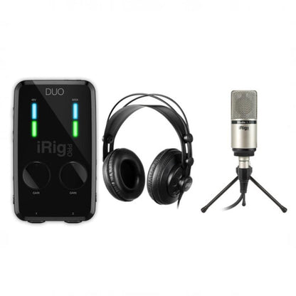 ik multimedia audio interfaces ik multimedia irig pro duo studio suite - music production bundle