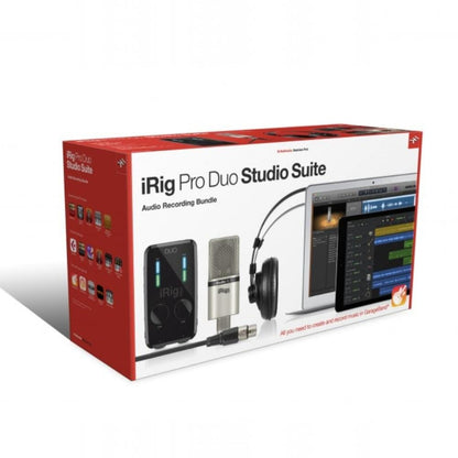 ik multimedia audio interfaces ik multimedia irig pro duo studio suite - music production bundle