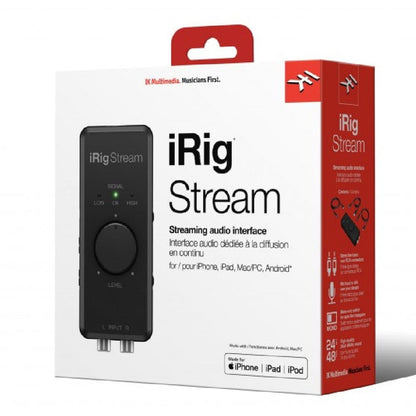 ik multimedia audio interfaces ik multimedia irig stream ultracompact 2x2 audio interface