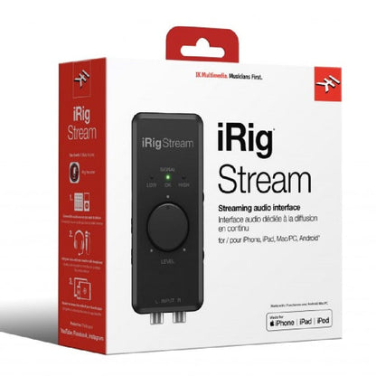 ik multimedia audio interfaces ik multimedia irig stream ultracompact 2x2 audio interface