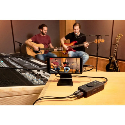 ik multimedia audio interfaces ik multimedia irig stream ultracompact 2x2 audio interface