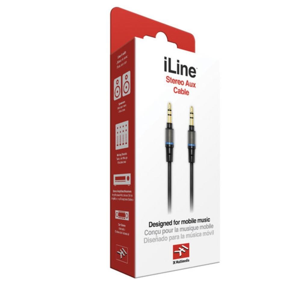 ik multimedia cables and connectors ik multimedia 59 inch stereo aux cable 1/8 inch male to male