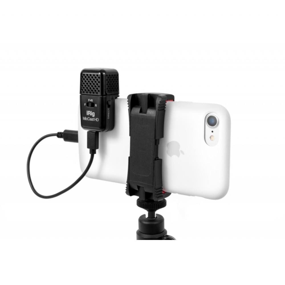 ik multimedia condenser microphones ik multimedia irig mic cast hd dual sided digital voice condenser microphone