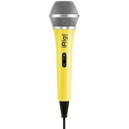 IK Multimedia Condenser Microphones Yellow IK Multimedia iRig Voice Handheld Condenser Microphone for Smartphones and Tablets