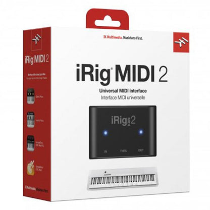 ik multimedia midi interfaces ik multimedia irig midi 2 portable midi interface