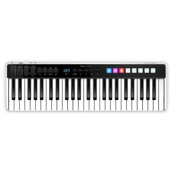 IK Multimedia Midi Keyboards 49-Key IK Multimedia iRig Keys I/O USB Controller Midi Keyboard with Audio Interface