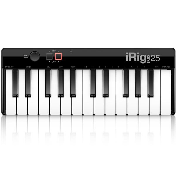 ik multimedia midi keyboards ik multimedia irig keys 25 usb midi keyboard