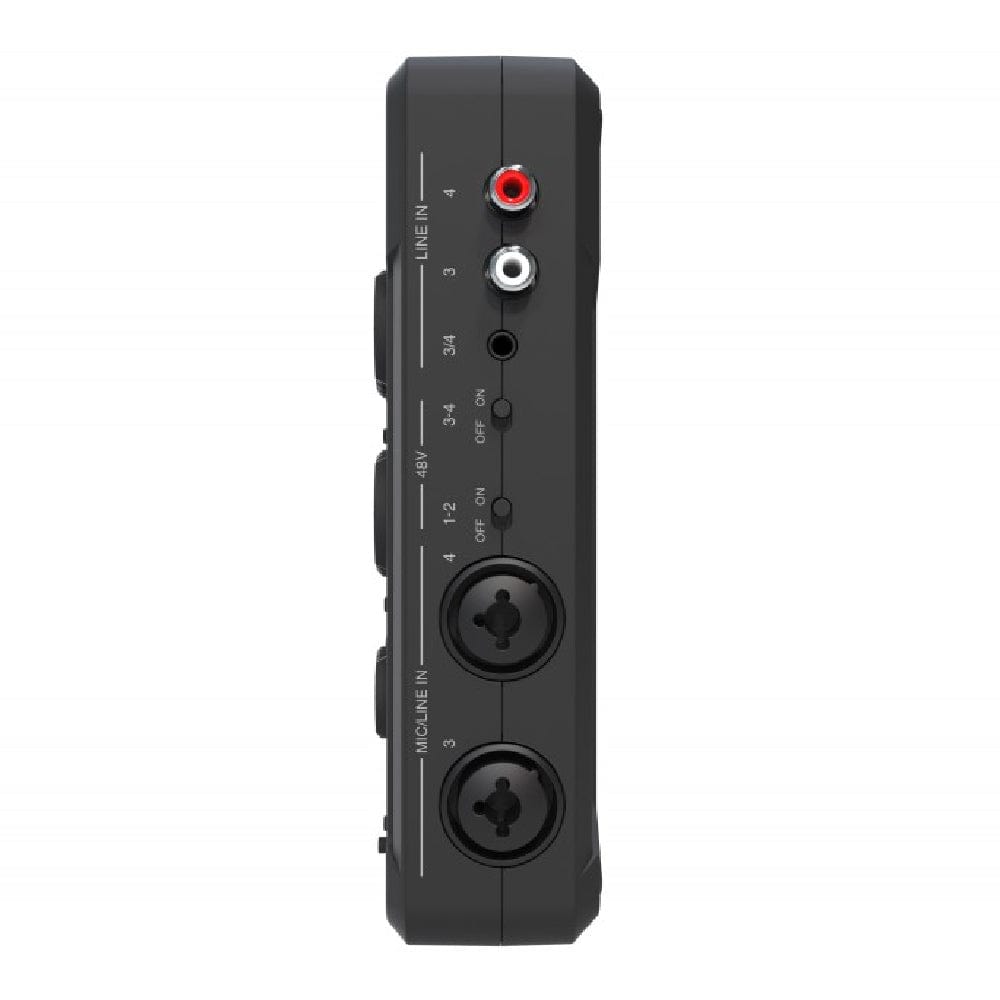 ik multimedia portable field recorders ik multimedia irig pro quattro i/o deluxe bundle 4-input professional field recording interface