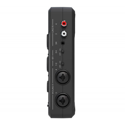ik multimedia portable field recorders ik multimedia irig pro quattro i/o deluxe bundle 4-input professional field recording interface