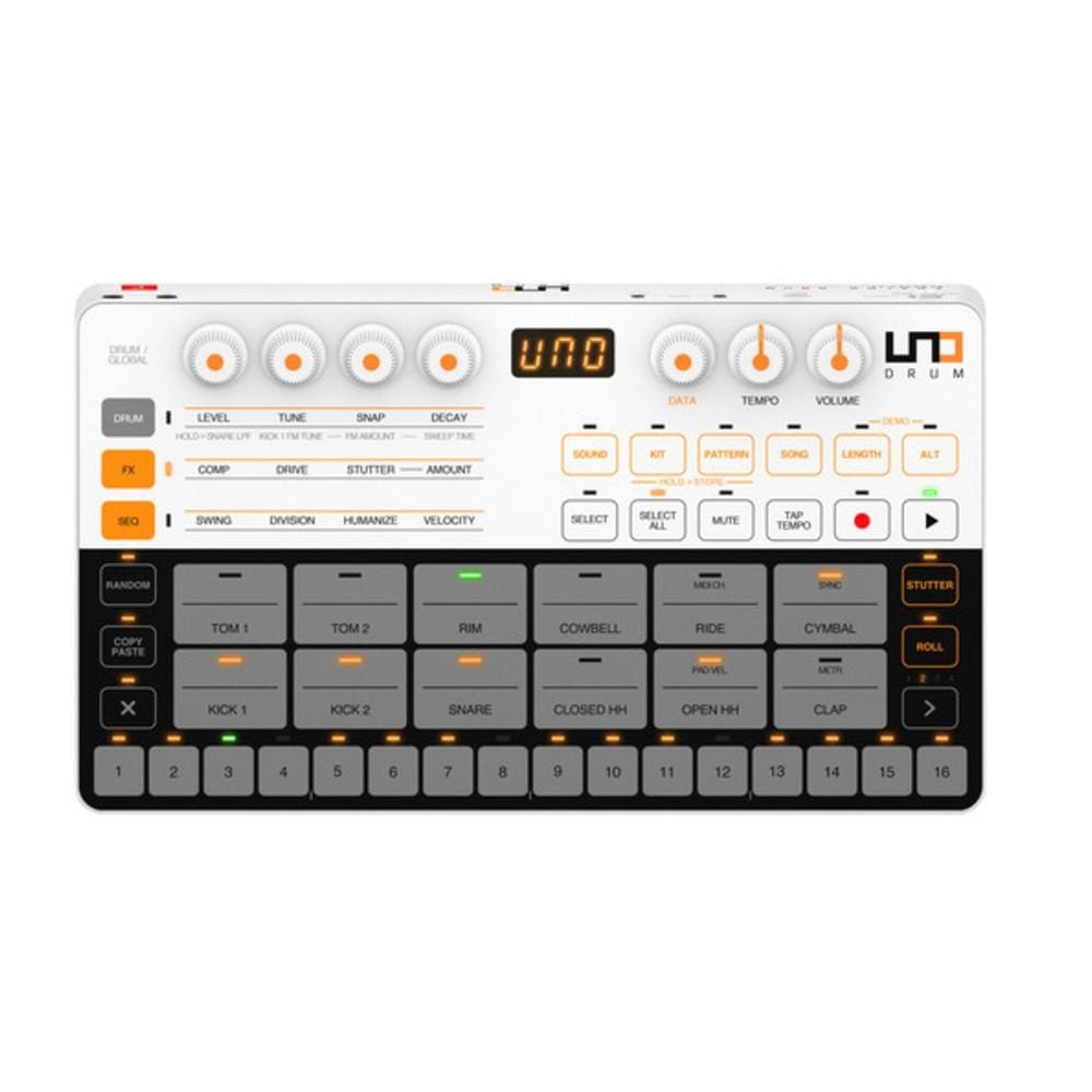 IK Multimedia Synthesizers IK Multimedia UNO Drum Portable Analog/PCM Drum Machine Synthesizers