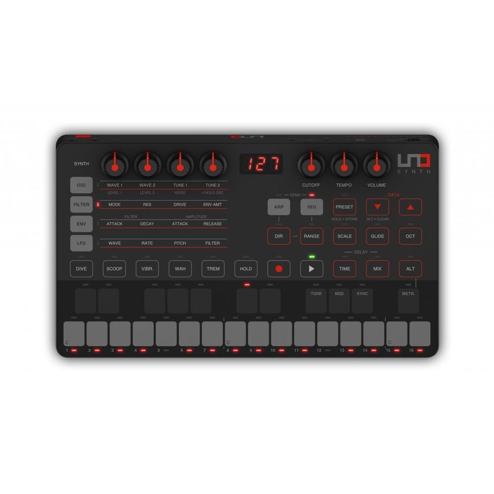 ik multimedia synthesizers ik multimedia uno-synth portable monophonic analog synthesizer