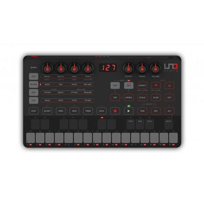 ik multimedia synthesizers ik multimedia uno-synth portable monophonic analog synthesizer