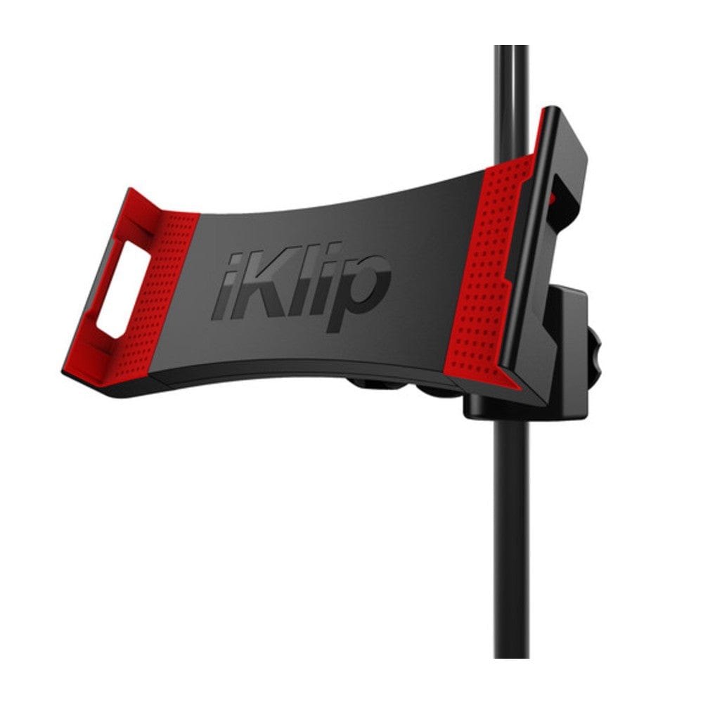 ik multimedia tablet stands and holders ik multimedia iklip 3 universal mic stand support for tablets