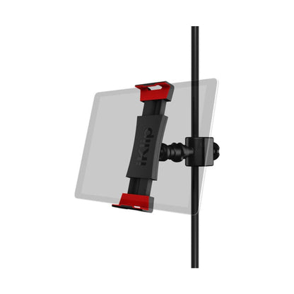 ik multimedia tablet stands and holders ik multimedia iklip 3 universal mic stand support for tablets