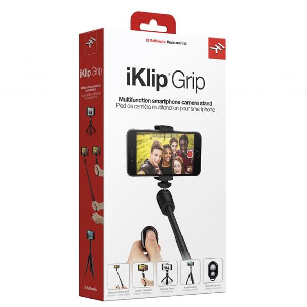 ik multimedia tablet stands and holders ik multimedia iklip grip smartphone video stand with bluetooth shutter