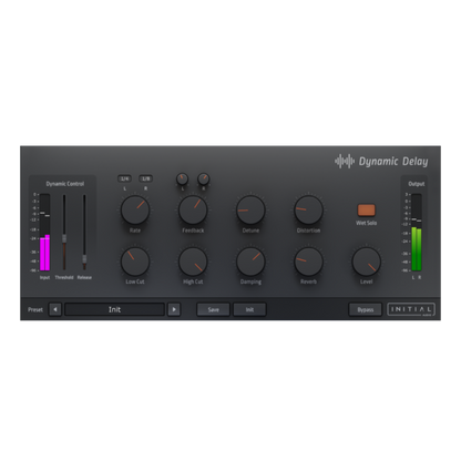 INITIAL AUDIO Virtual Processors Initial Audio Dynamic Delay: Dynamic Delay – Professional Audio Software & Plugin