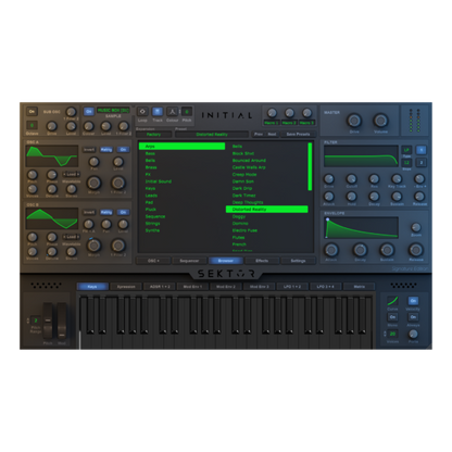 INITIAL AUDIO Virtual Processors Initial Audio Sektor: Saturation Plugin