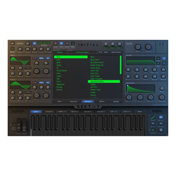 INITIAL AUDIO Virtual Processors Initial Audio Sektor: Saturation Plugin