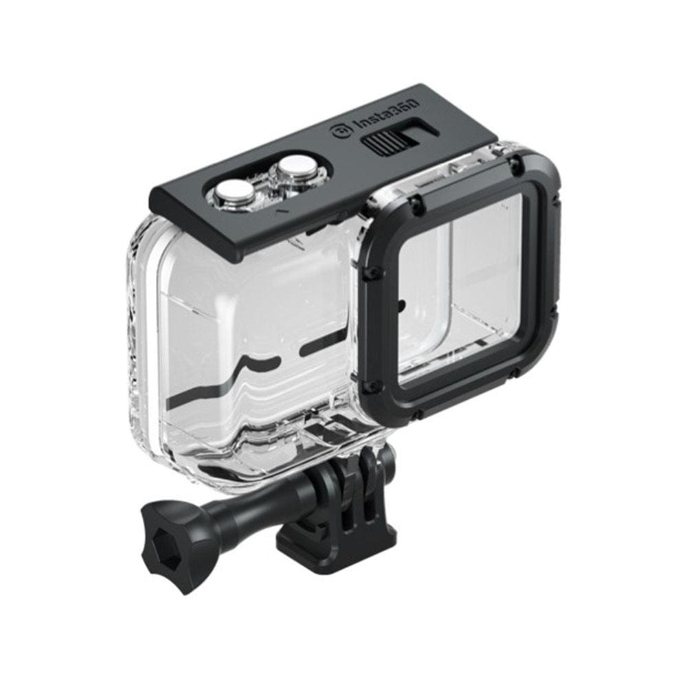 insta360 action camera accessories black insta360 one r dive case for 4k wide angle mod action camera   
