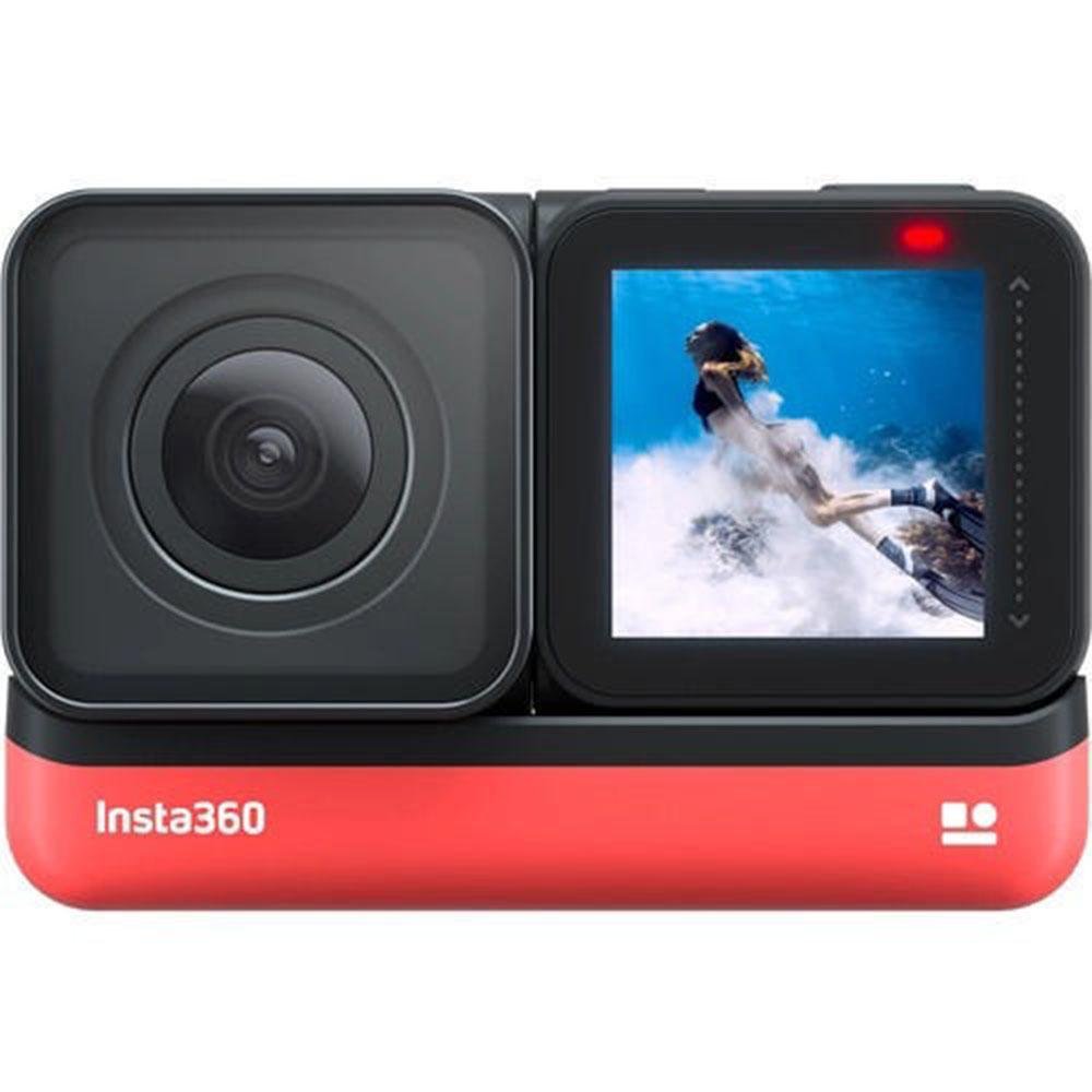 insta360 action cameras black insta360 one r 4k digital still image &  action camera   