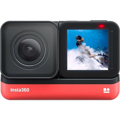 insta360 action cameras black insta360 one r 4k digital still image &  action camera   
