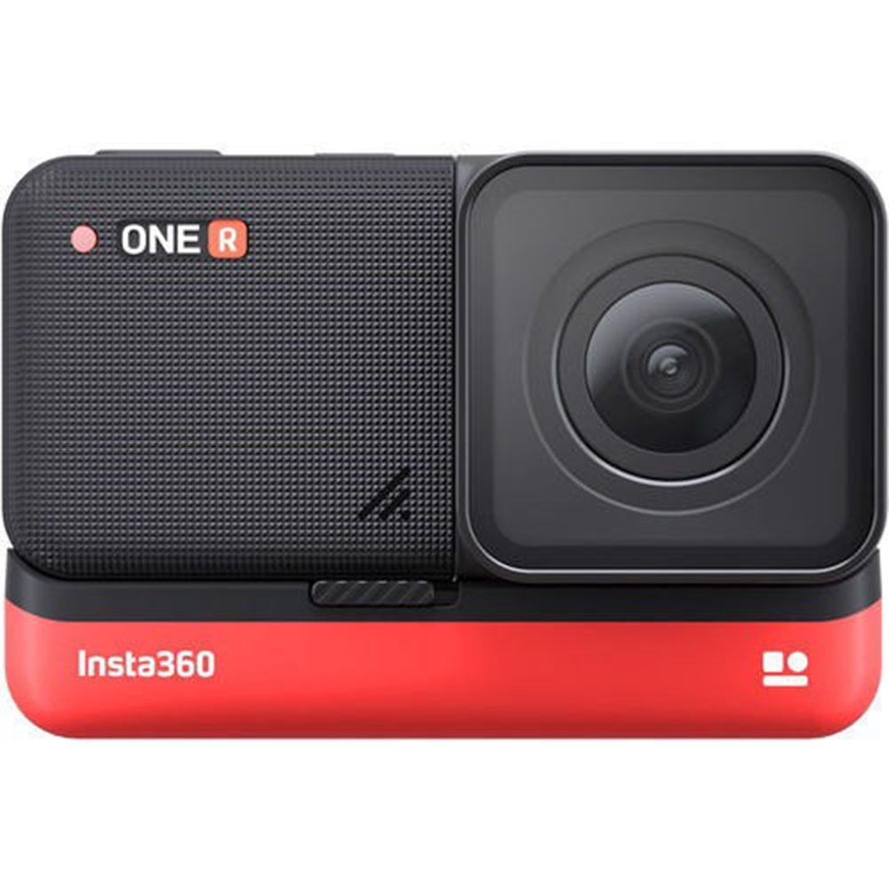 insta360 action cameras black insta360 one r 4k digital still image &  action camera   