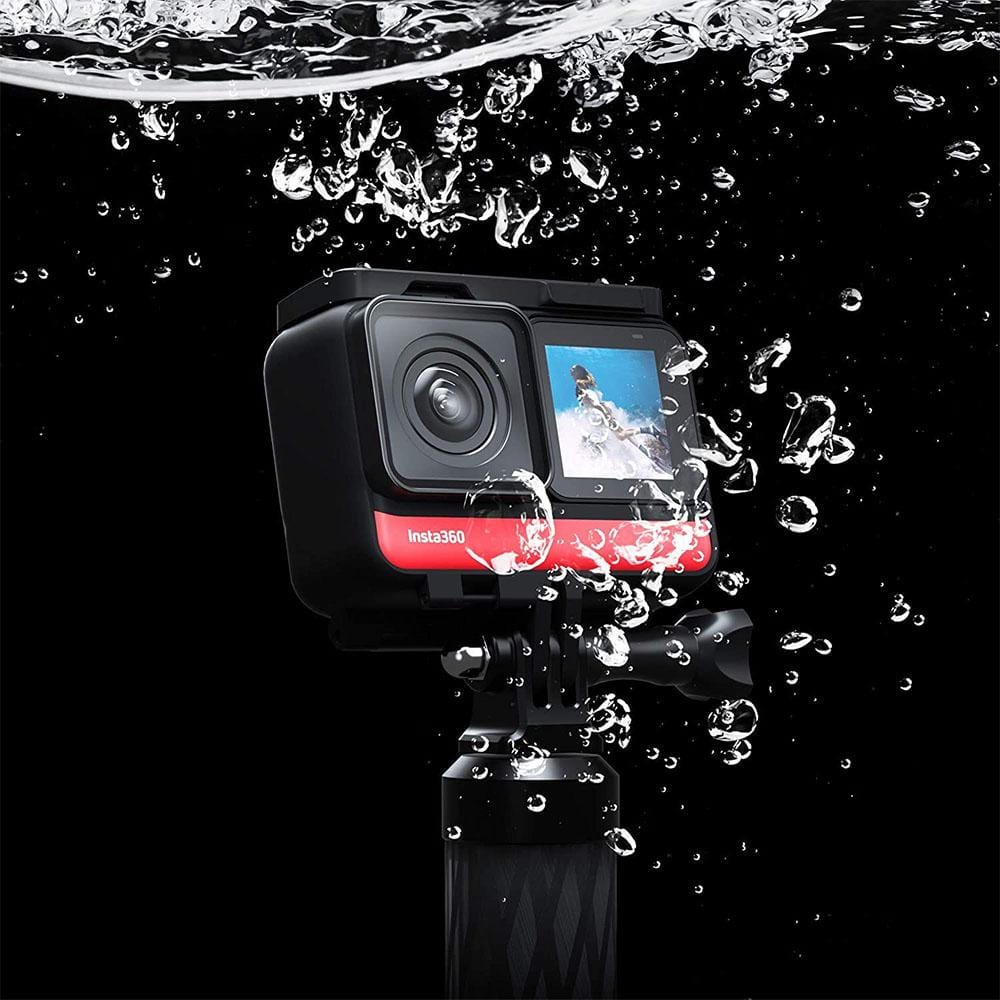 insta360 action cameras black insta360 one r twin edition digital still image & video action camera   