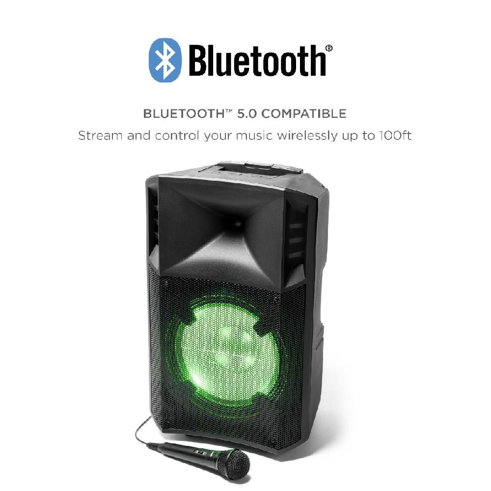 Ion Audio Bluetooth Speakers ION Audio Power Glow 300 Battery Powered Bluetooth Speaker System with Light