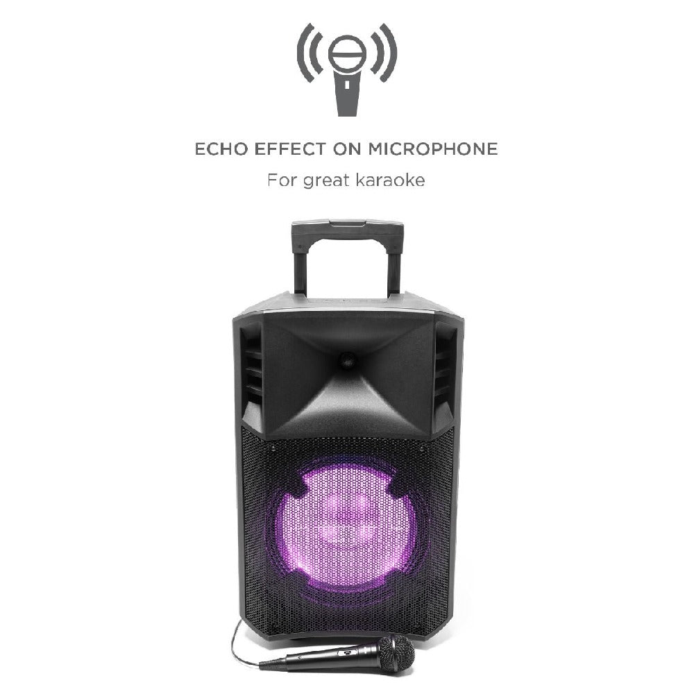 Ion Audio Bluetooth Speakers ION Audio Power Glow 300 Battery Powered Bluetooth Speaker System with Light