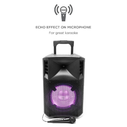 Ion Audio Bluetooth Speakers ION Audio Power Glow 300 Battery Powered Bluetooth Speaker System with Light
