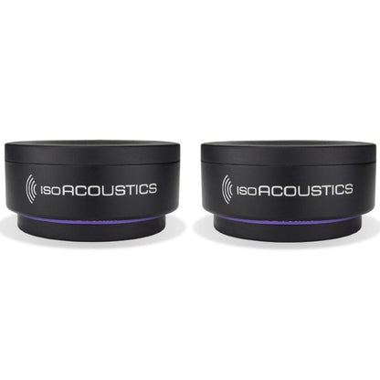 IsoAcoustics Monitor Stands Black IsoAcoustic Puck 76 ISO Puck Series Speaker Vibration Isolators - Pack of 2