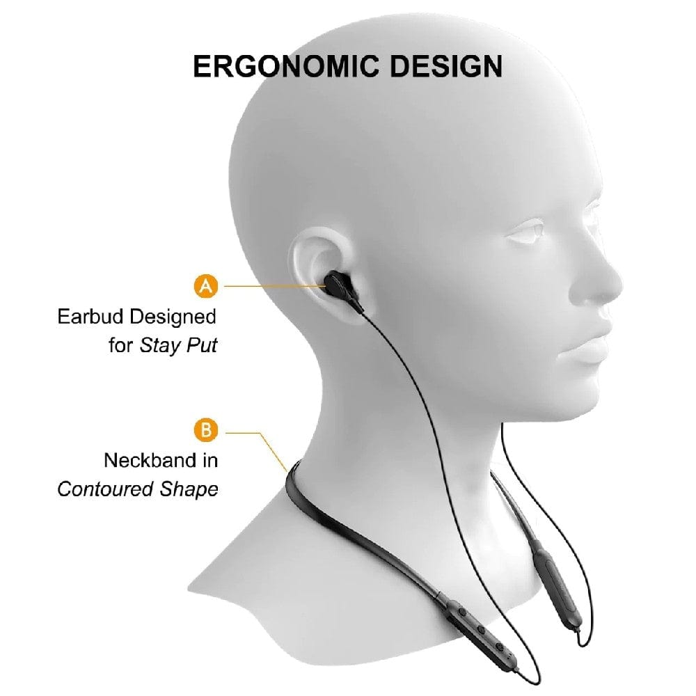 jabees in-ear neckband headphones jabees duobees dual driver bluetooth neckband headphone