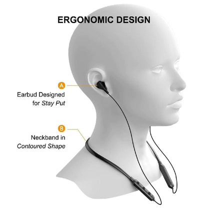 jabees in-ear neckband headphones jabees duobees dual driver bluetooth neckband headphone
