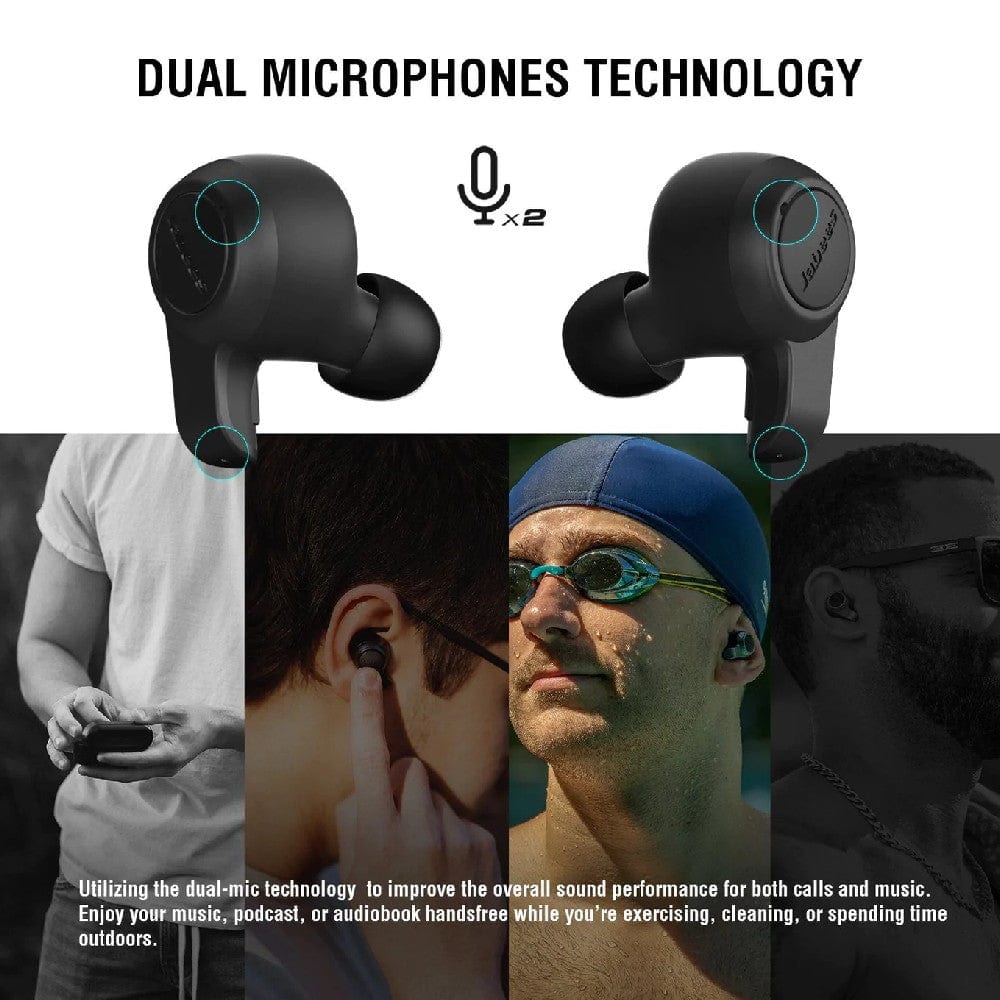 jabees true wireless in-ear headphones jabees firefly 2 waterproof true wireless earbuds