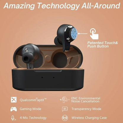 jabees true wireless in-ear headphones jabees firefly vintage true wireless earbuds