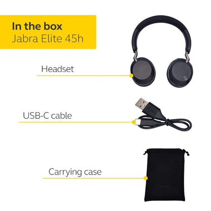 Jabra Bluetooth Headsets Jabra Elite 45H Bluetooth Headsets