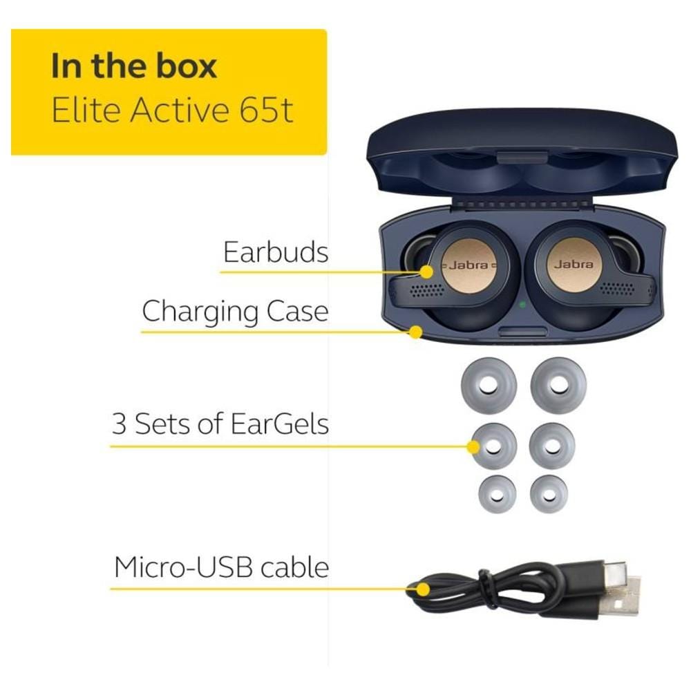 Jabra True Wireless In-Ear Headphones Jabra Elite 65t Active True Wireless Earbuds