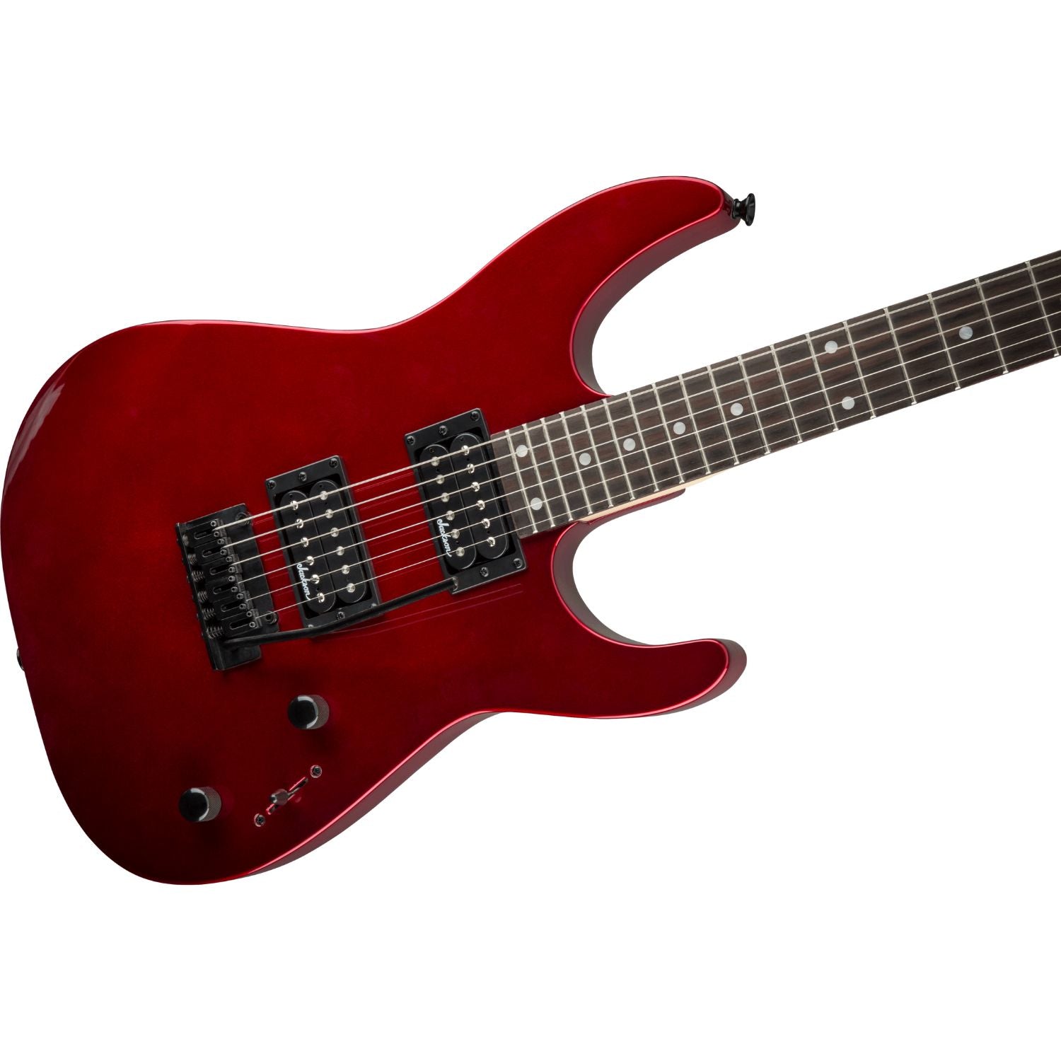 Jackson Electric Guitars Jackson JS12 Dinky 6 String Electric Guitar #type_single,color_metallic-red