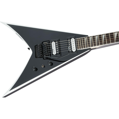 Jackson Electric Guitars Jackson JS32 King V 6 String Electric Guitar - Black with White Bevels