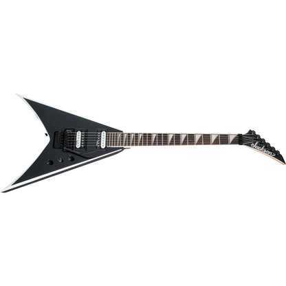 Jackson Electric Guitars Jackson JS32 King V 6 String Electric Guitar - Black with White Bevels