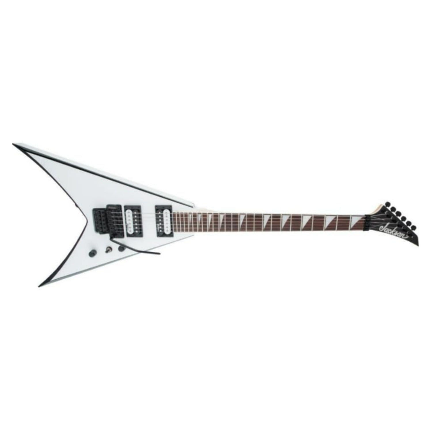 Jackson Electric Guitars Jackson JS32 King V Electric Guitar #color_white-with-black-bevels