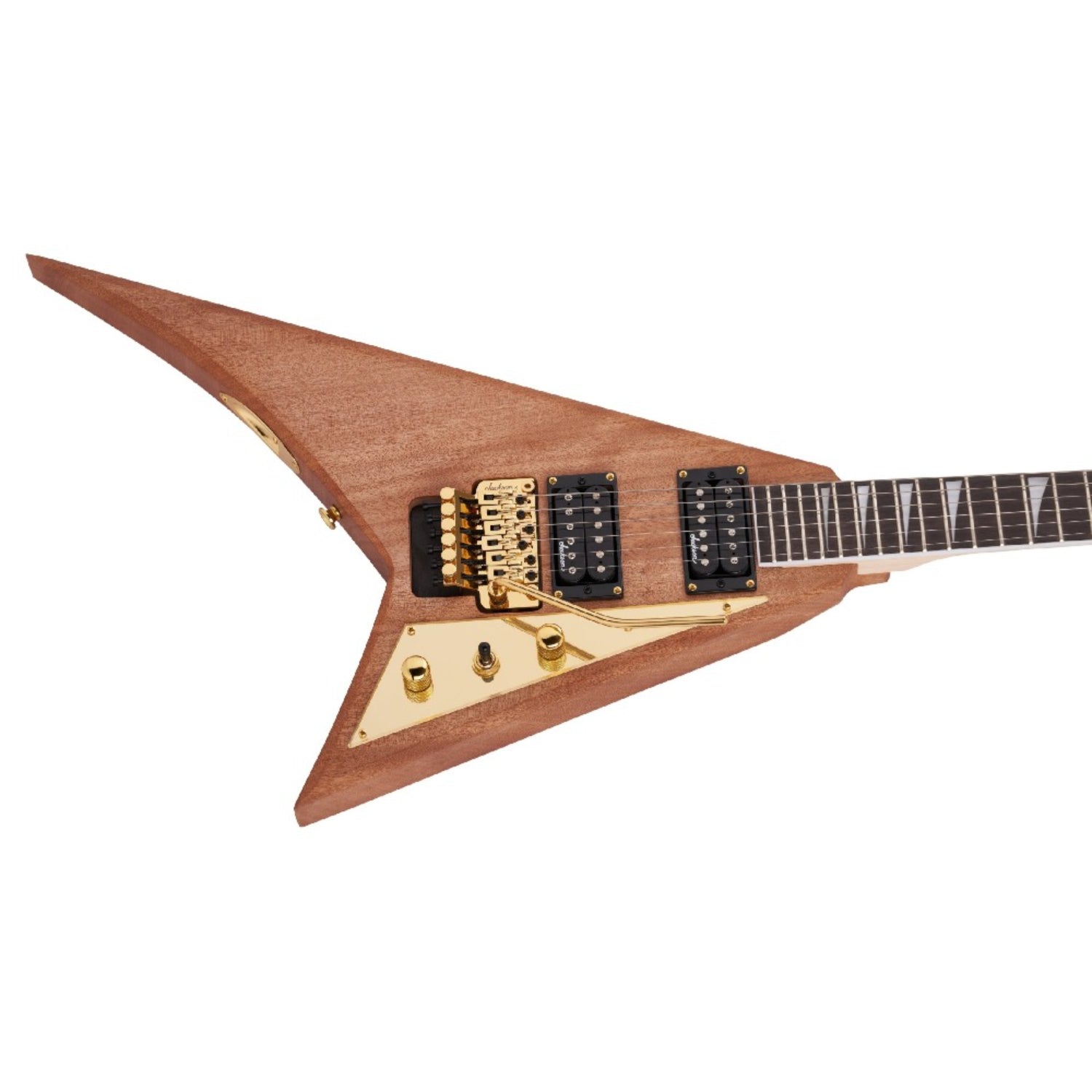 Jackson Electric Guitars Natural with Gold Jackson JS32 JS Series Rhoads 6 String Electric Guitar