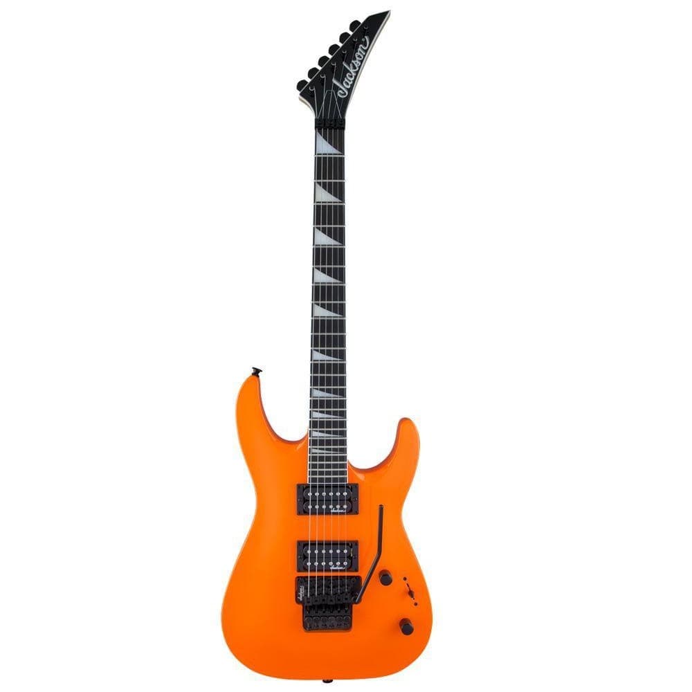 jackson electric guitars neon orange jackson js32 dinky archtop electric guitar - rosewood fretboard#color_natural