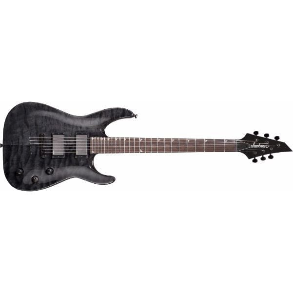 jackson electric guitars slattxmgq3-6 soloist quilt top electric guitar