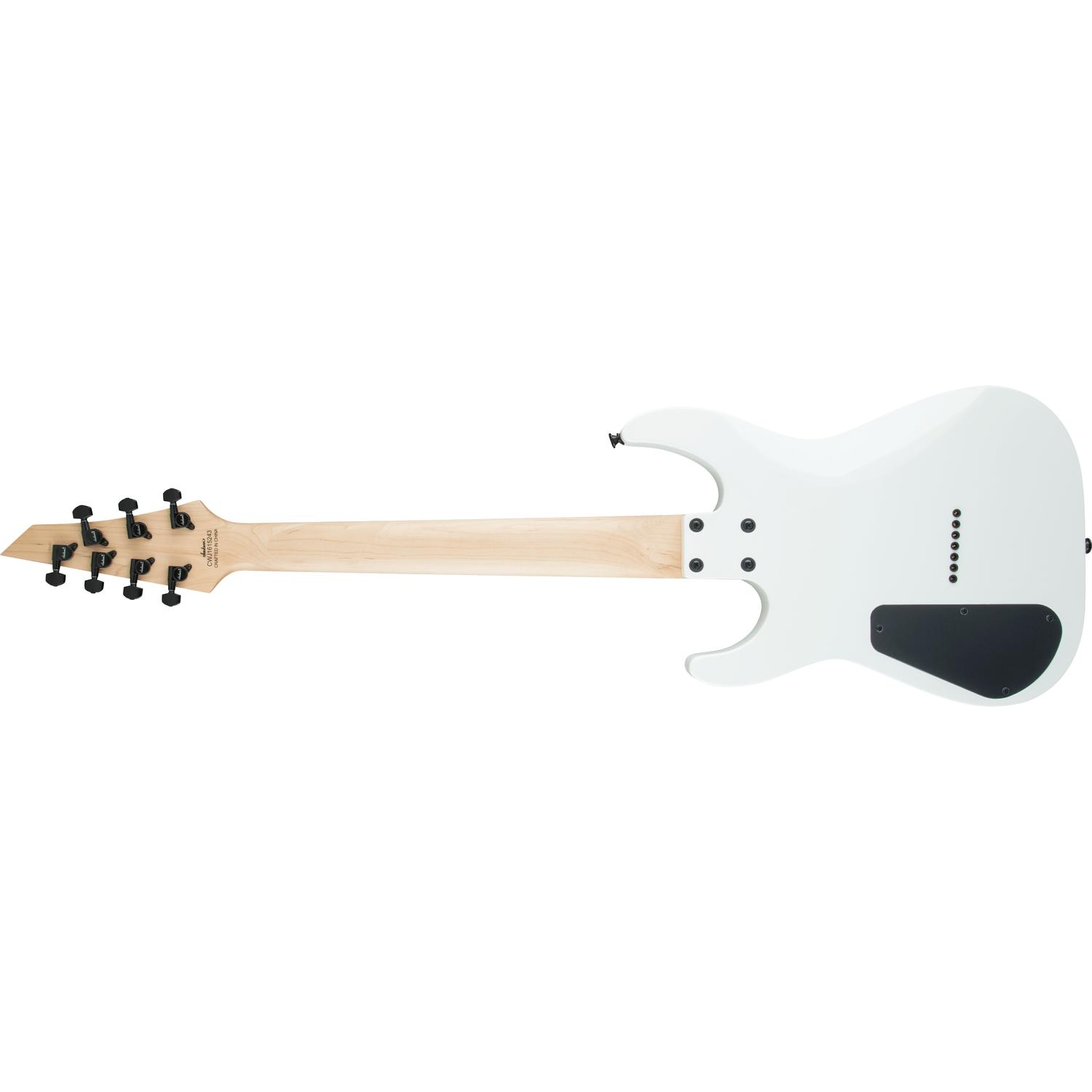 Jackson Electric Guitars Snow White Jackson JS Series Dinky Arch Top JS32-7 DKA HT 7 String Electric Guitar
