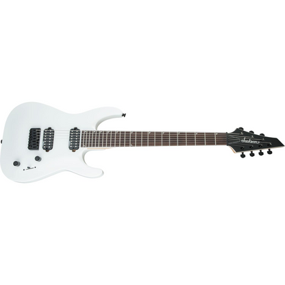 Jackson Electric Guitars Snow White Jackson JS Series Dinky Arch Top JS32-7 DKA HT 7 String Electric Guitar